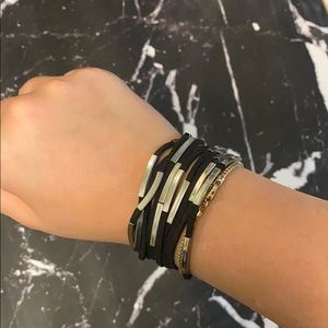 Black and Silver Bracelet